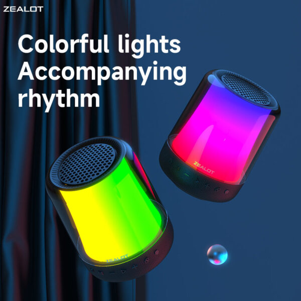 LED Colorful Breathing Light Bluetooth Speaker - Image 2