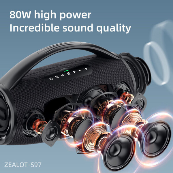 80w high power heavy subwoofer Speaker S97 - Image 5